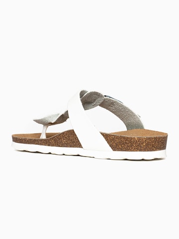 Bayton T-bar sandals 'Huelva' in White