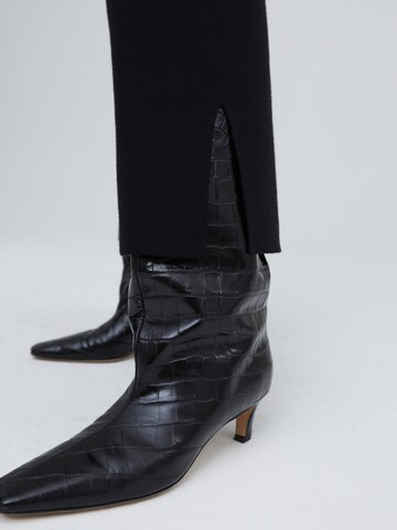 EDITED Bootcut Spodnie 'Genevieve' w kolorze czarny