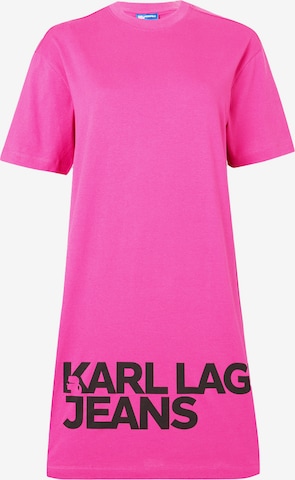 KARL LAGERFELD JEANS Dress in Pink: front