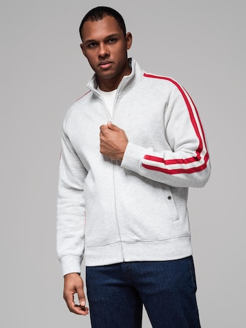 Sweat-shirt 'OM-SSZP-0219' Ombre en gris : devant