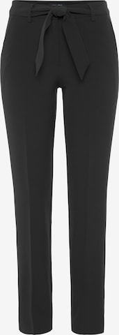 HECHTER PARIS Slim fit Pants in Black: front