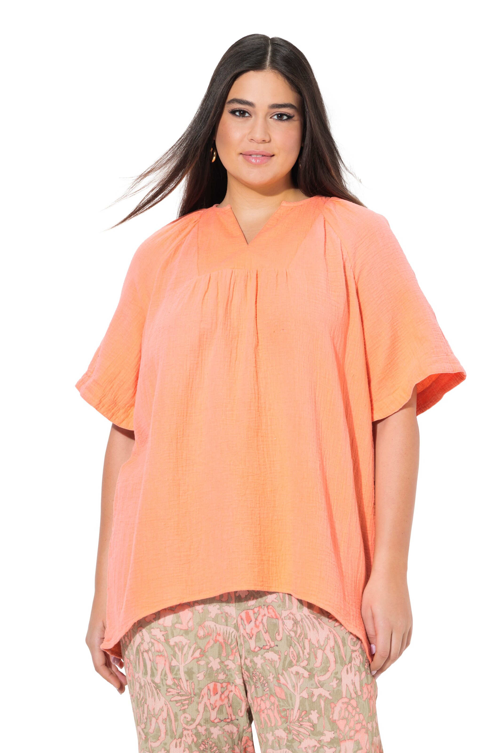 Ulla Popken Tunika in Orange: Vorderseite