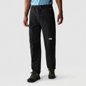 Regular Pantalon outdoor 'Diablo' THE NORTH FACE en noir : devant