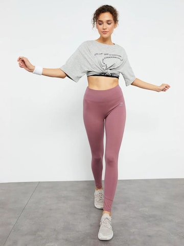 Tommy Life Skinny Leggings 'Gamaschen' - lila