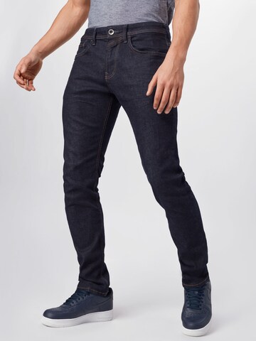 Coupe slim Jean 'Piers' TOM TAILOR DENIM en bleu : devant