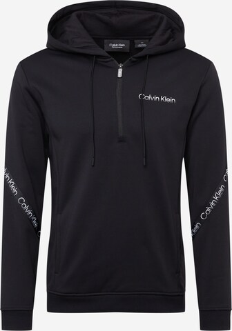 Calvin Klein Sport Mikina – černá: přední strana