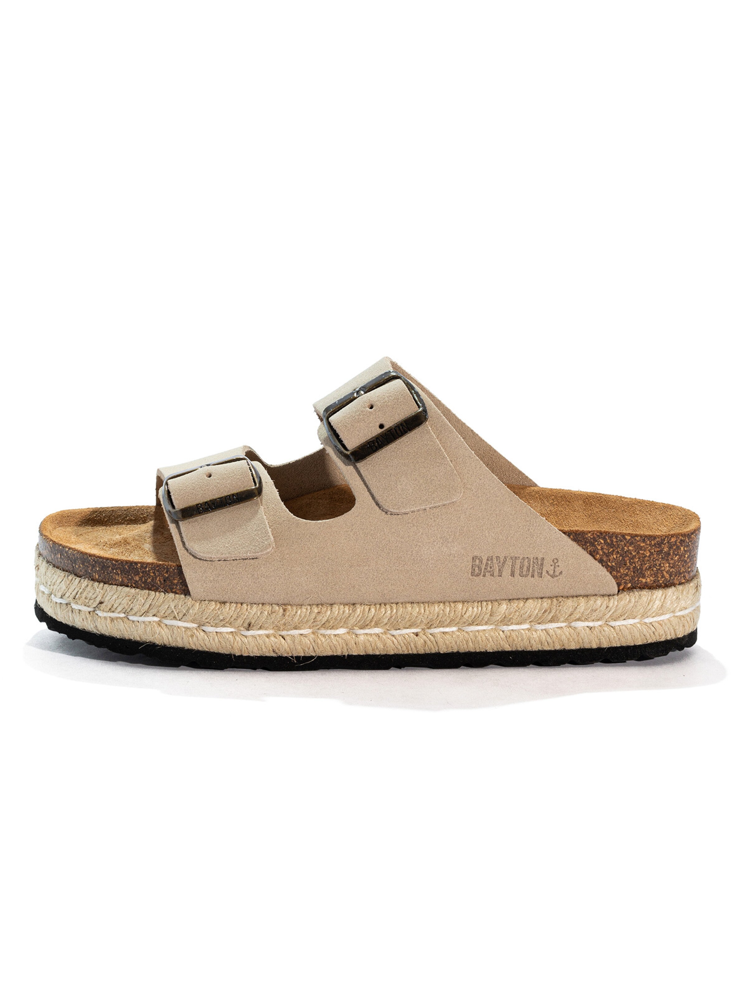 Zoccoletto 'ALCEE' di Bayton in beige: frontale