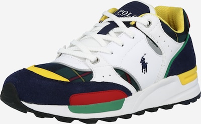 Polo Ralph Lauren Zapatillas deportivas bajas en azul oscuro / amarillo / verde claro / rojo / blanco, Vista del producto