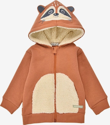 BONDI Fleecejacke in Braun: Vorderseite