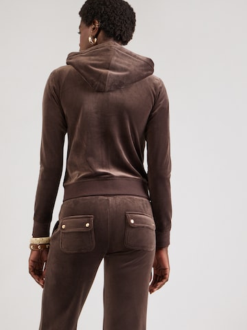Juicy Couture Sweatjacke 'ROBERTSON' in Braun