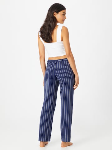 Regular Pantalon de pyjama Lauren Ralph Lauren en bleu