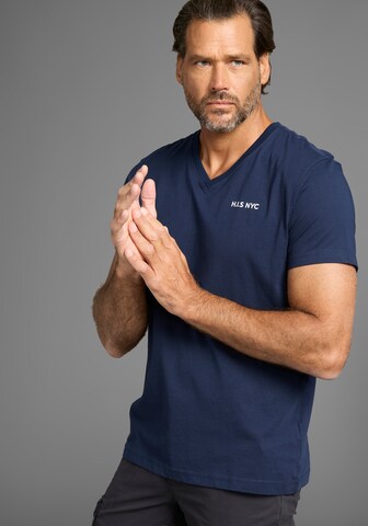 H.I.S T-Shirt in Blau: Vorderseite