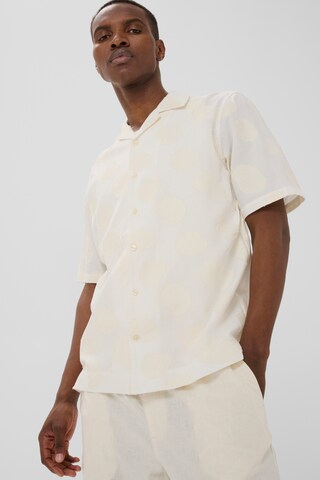 Matinique Regular fit Overhemd 'MAklampo' in Wit