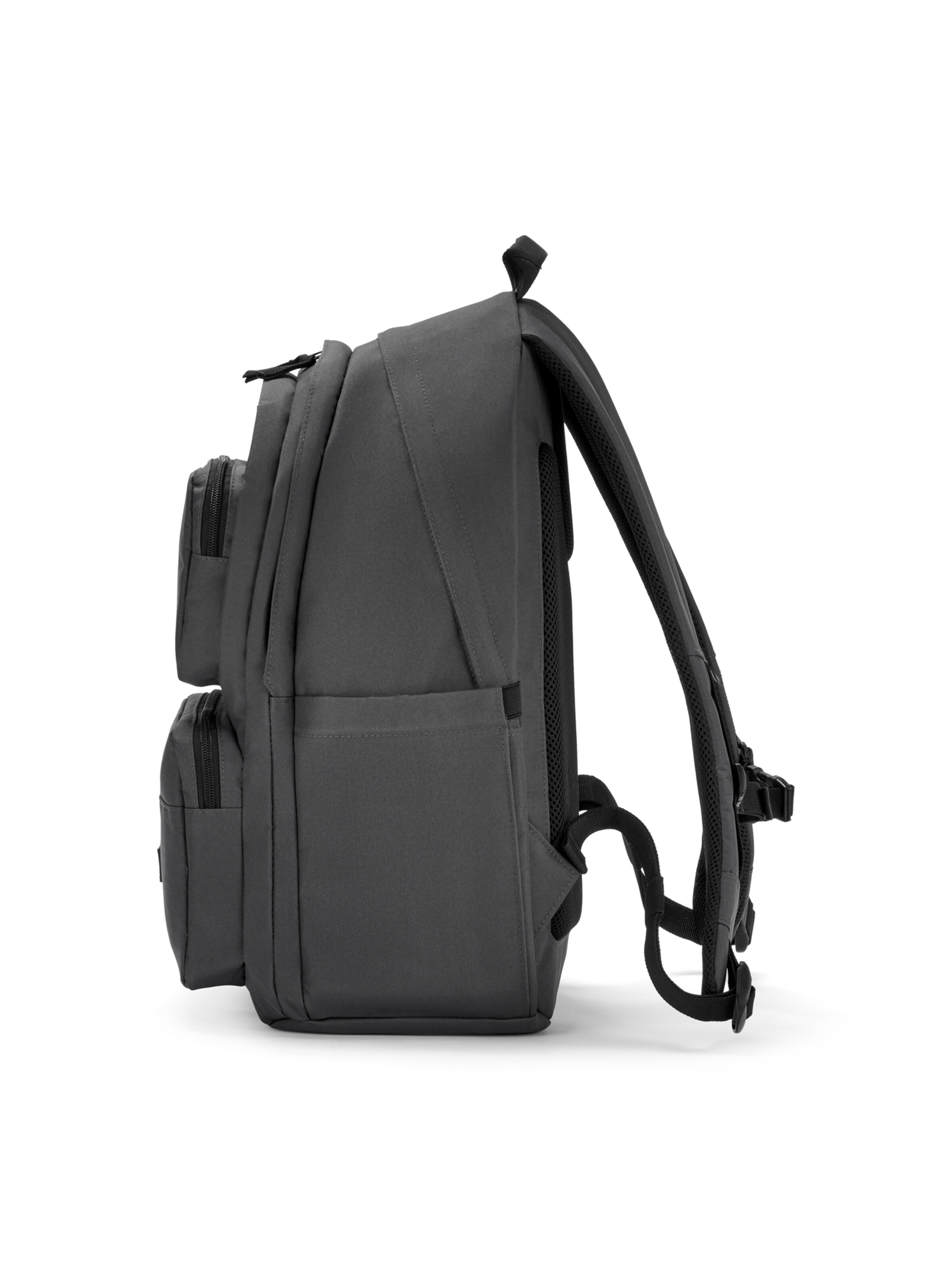 LARKSON Backpack 'No 3 Advanced' in Grey: side