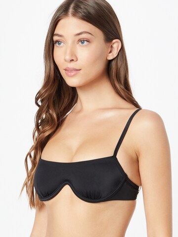 Hunkemöller Bustier Bikinitop 'Sicily' in Zwart: voorkant