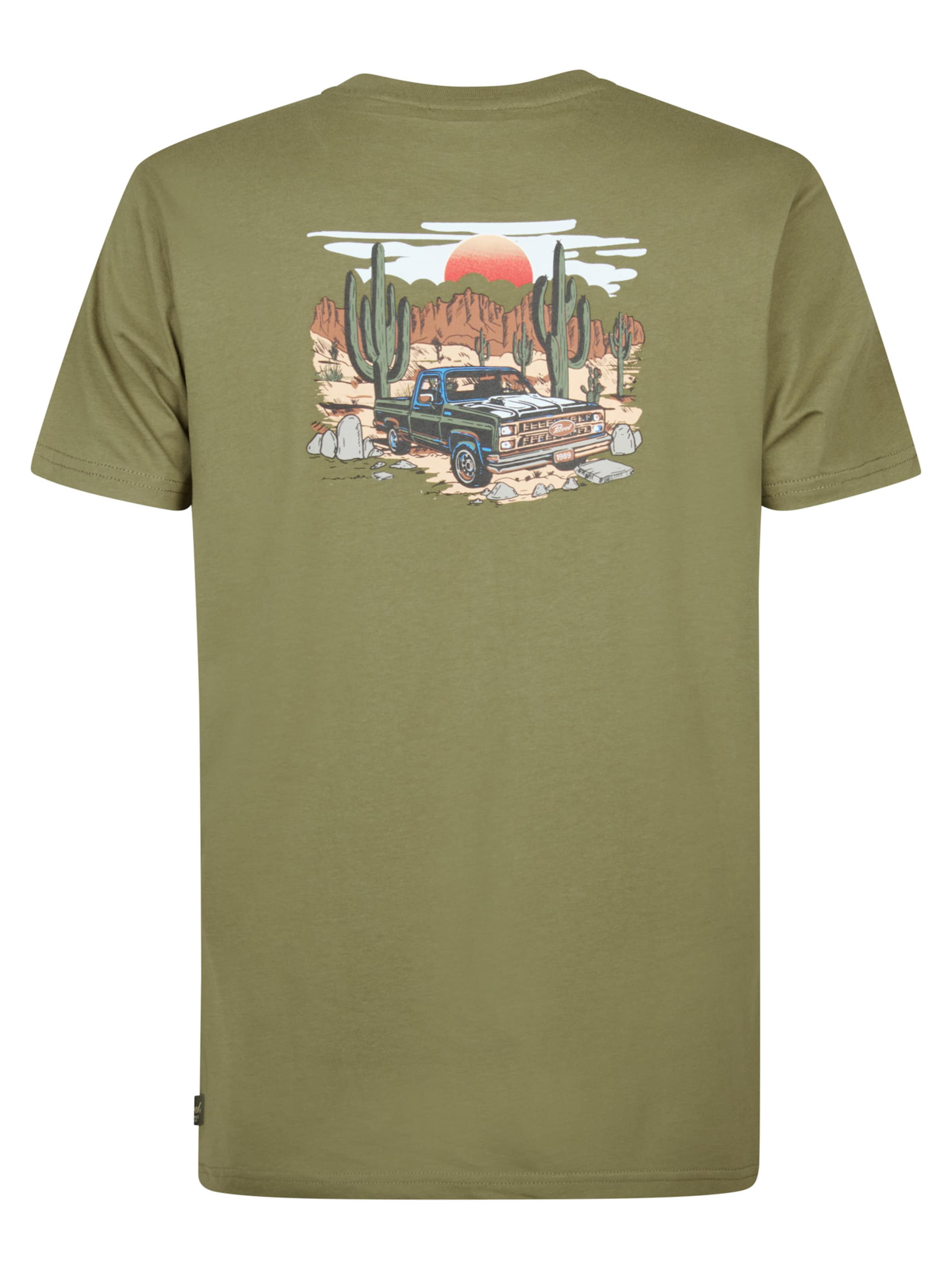 Petrol Industries Tričko - Zelená