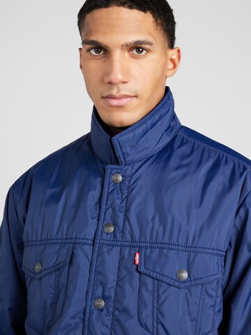 LEVI'S ® Between-Season Jacket 'Relaxed Fit Padded Truck' in Blue