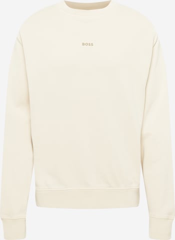 BOSS Orange Sweatshirt 'Wefade' i beige: forside