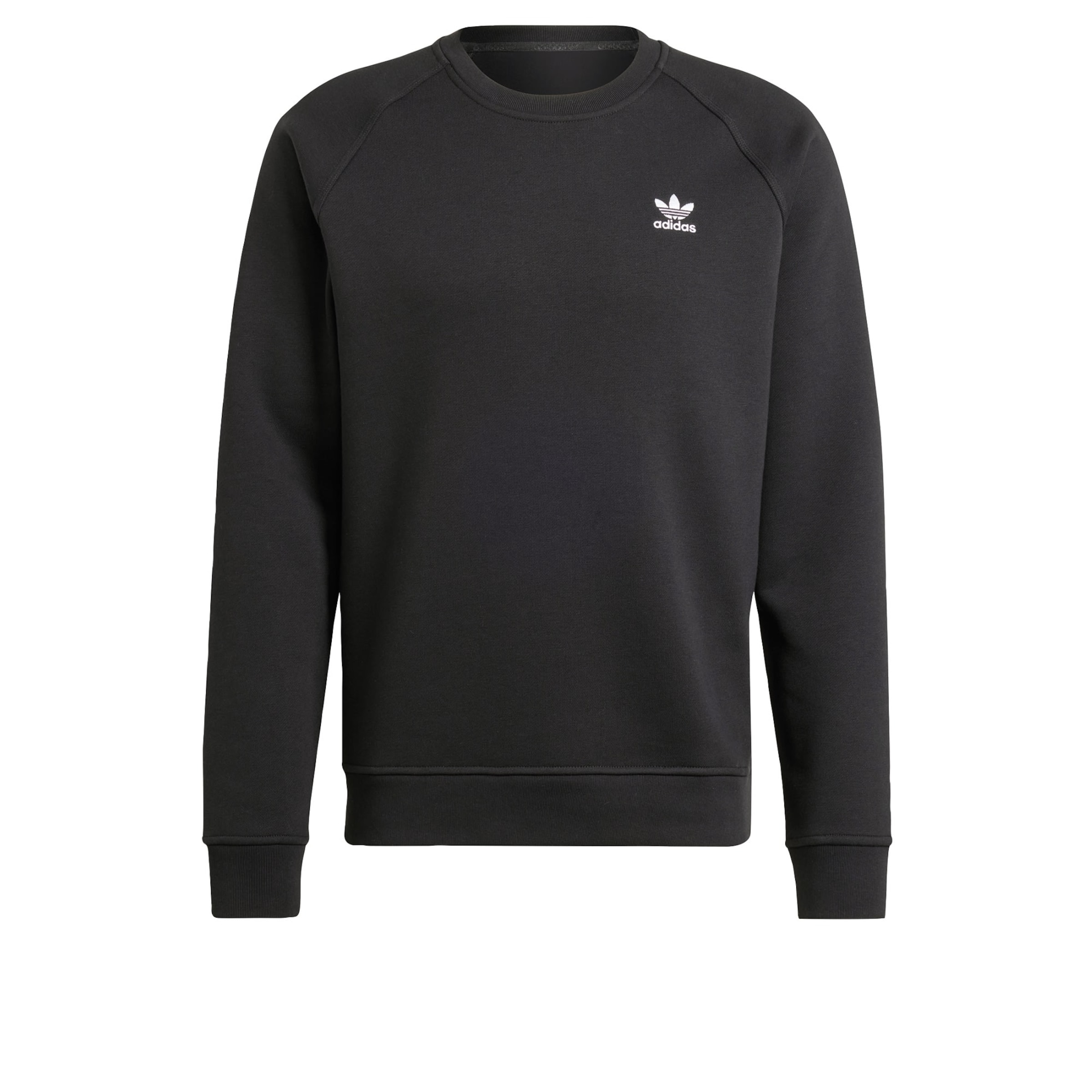 Felpa 'Trefoil Essentials' di ADIDAS ORIGINALS in nero: frontale