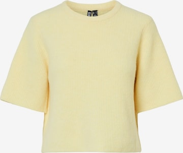 PIECES Pullover in Gelb: Vorderseite