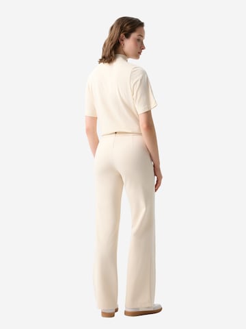 BOGNER Wide Leg Hose 'Lana' in Beige