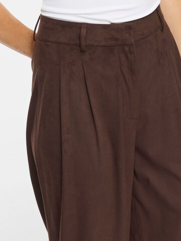 Wide leg Pantaloni con pieghe 'VIChoose' di VILA in marrone