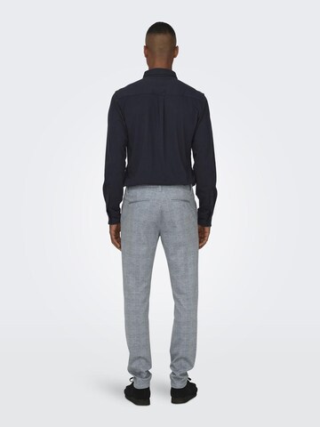 Only & Sons Slim fit Chino Pants 'Mark' in Grey