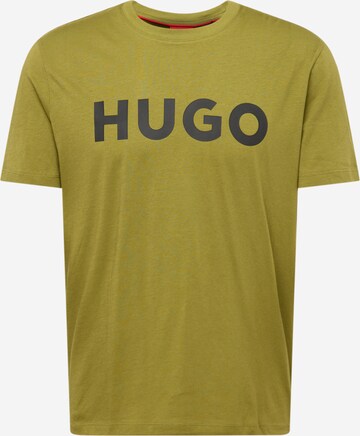 HUGO T-Shirt 'Dulivio' in Grün: predná strana