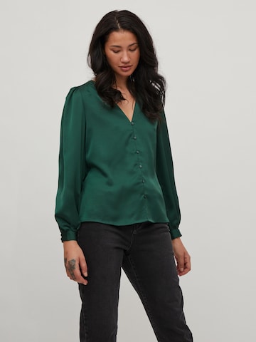 VILA - Blusa en verde: frente