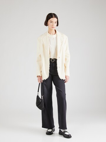 ONLY Wide Leg Jeans 'ONLHOPE' in Schwarz