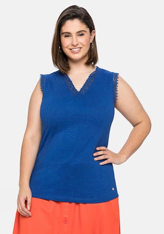 SHEEGO Top in Blauw: voorkant