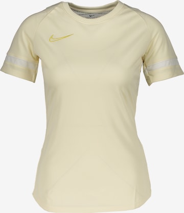 T-shirt fonctionnel 'Academy 21' NIKE en beige : devant