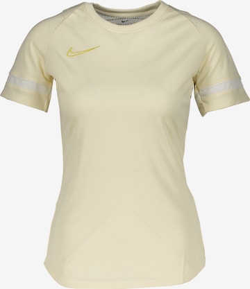 NIKE Functioneel shirt 'Academy 21' in Beige: voorkant