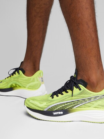 PUMA Running Shoes 'Velocity Nitro 3' in Green: front