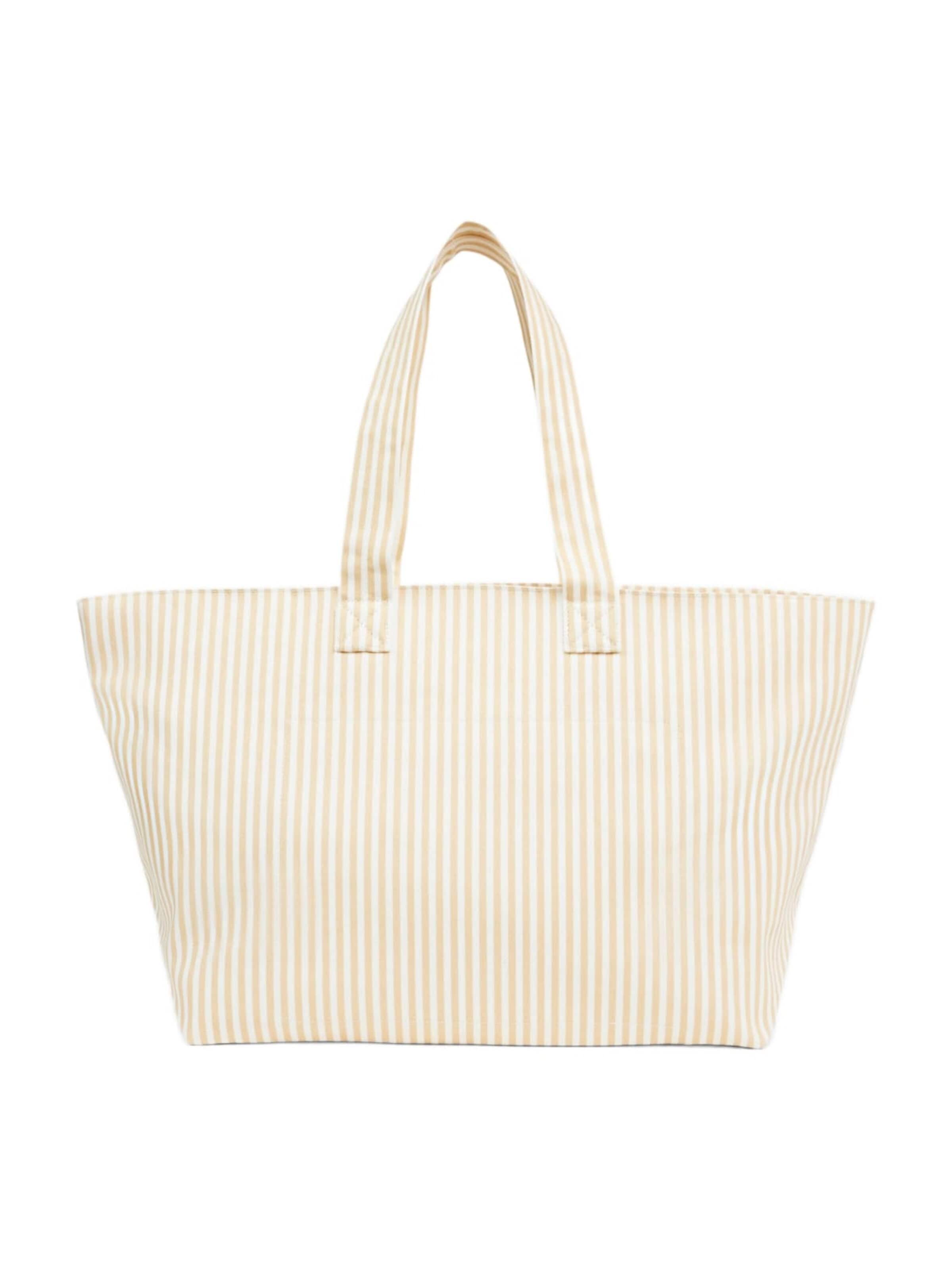 LACOSTE - Shopper 'Lacoste Sac cabas XL Anna Mixte Blanc Naturel' en transparente