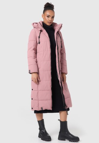 MARIKOO Raincoat 'Nadeshikoo XVI' in Pink: front