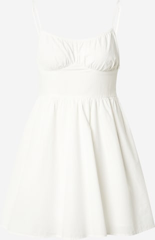 Monki Dress in White: front