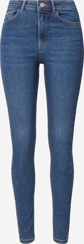 Skinny Jeans 'High Five' di PIECES in blu: frontale