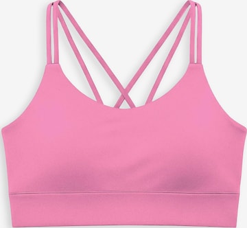 Gisela Bustier Urheilurintaliivit värissä vaaleanpunainen: etupuoli