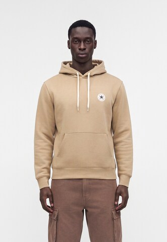 CONVERSE Sweatshirt 'CHUCK' in Beige: front