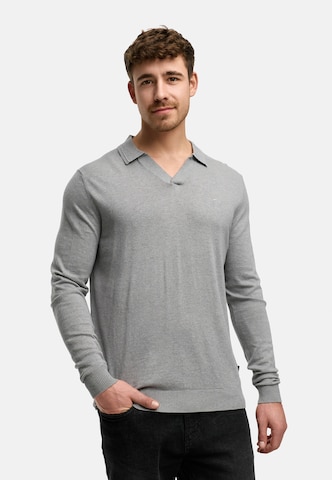 Pull-over 'Hagen' INDICODE JEANS en gris : devant