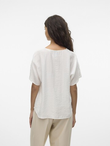 VERO MODA Bluse i hvid