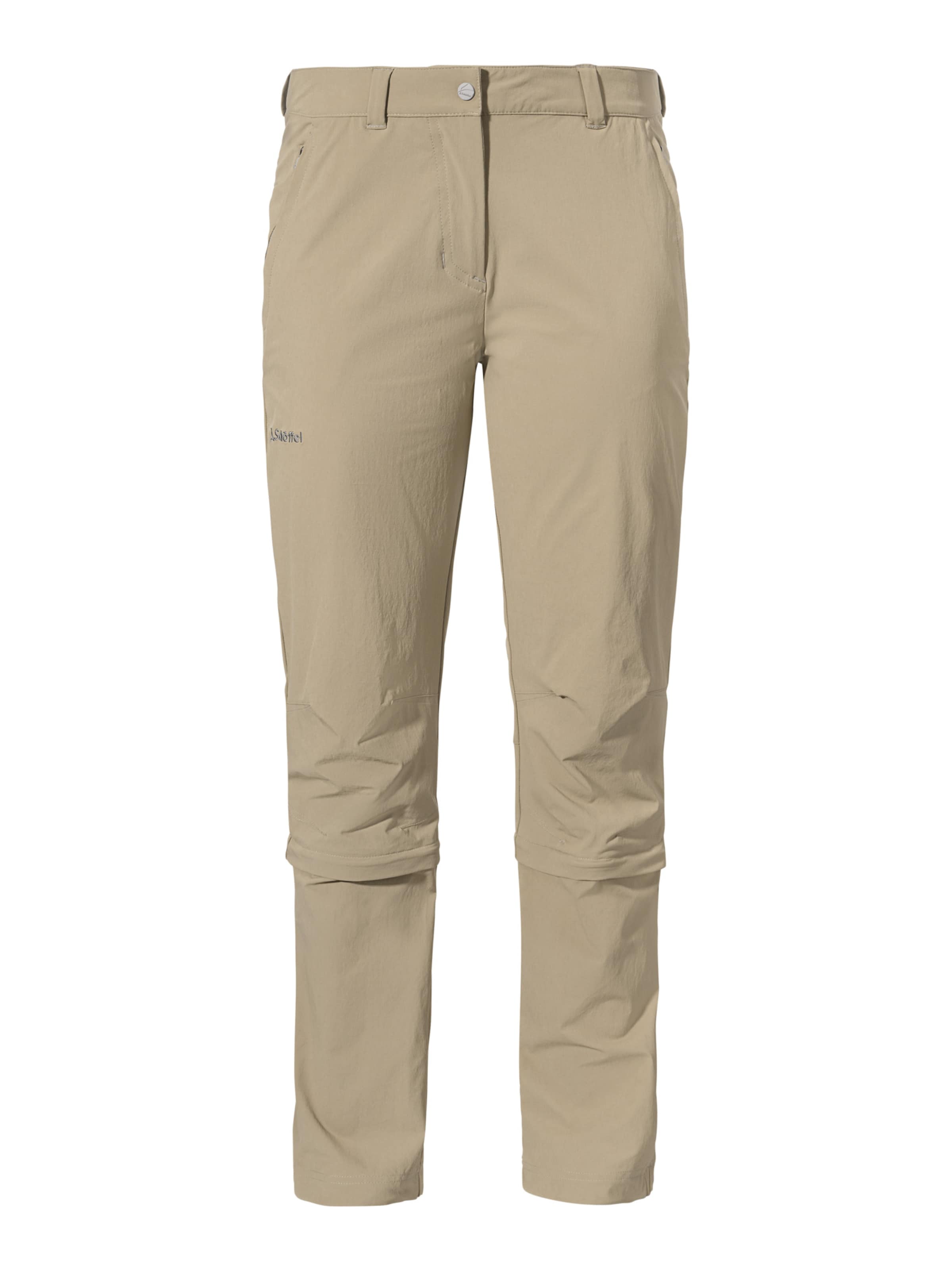 Schöffel Regular Zipp - Off ' Pants Engadin1 Zip Off ' in Beige: Vorderseite