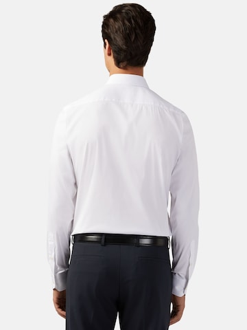 Boggi Milano Slim fit Poslovna srajca | bela barva