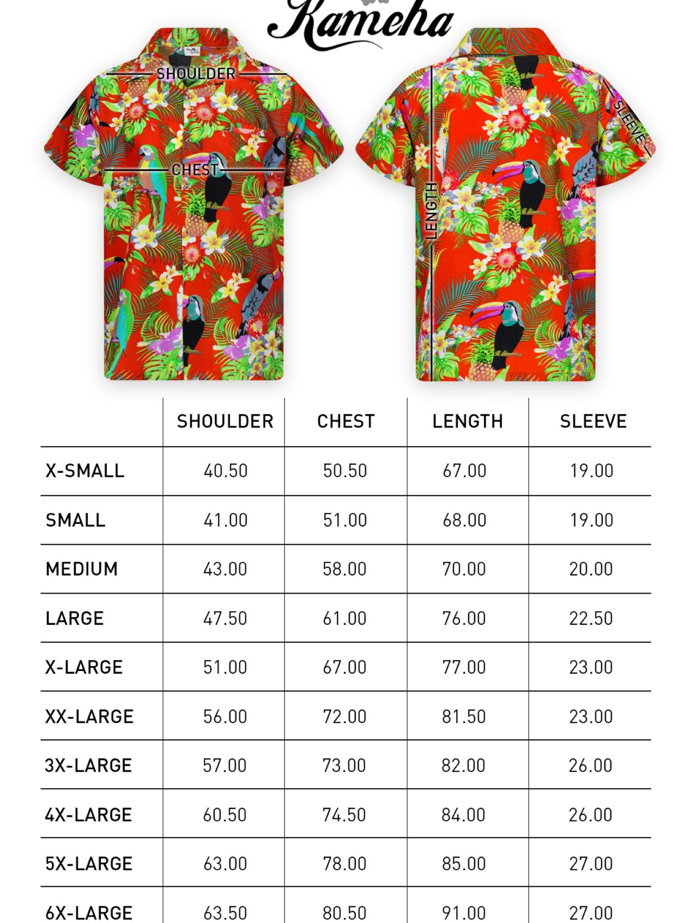 King Kameha Shirt 'Parrot Cockatoo'‌‌‌‌‌‌‌‌‌‌ in Orange