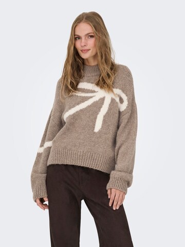 Pull-over 'JDYKilian' JDY en marron : devant