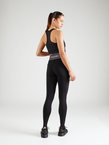 Skinny Pantalon de sport Calvin Klein Sport en noir