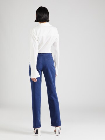 ESPRIT - regular Pantalón chino en azul