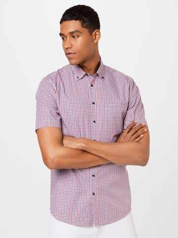 SEIDENSTICKER Regular fit Button Up Shirt in Blue: front