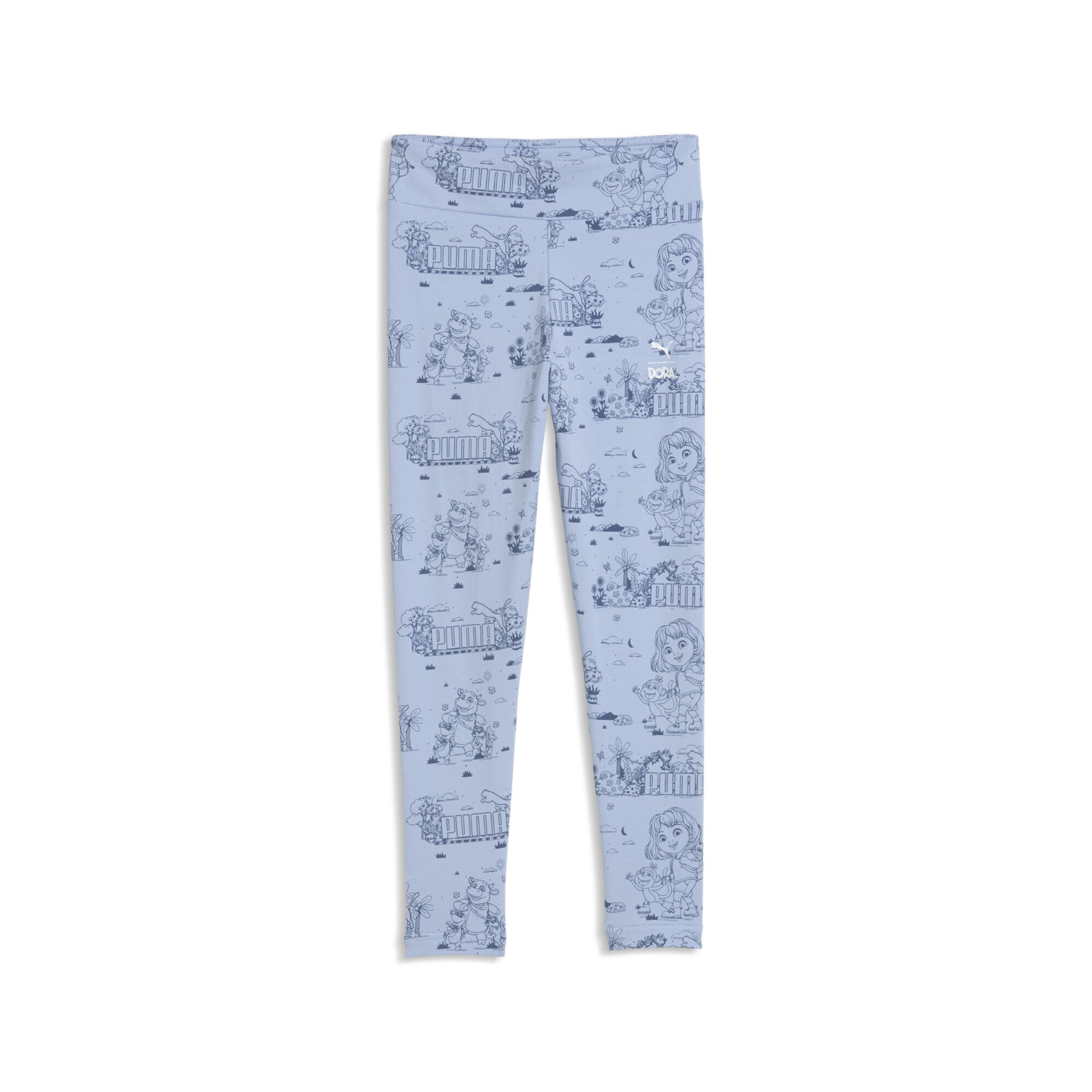 PUMA Regular Sportbroek in Blauw: voorkant